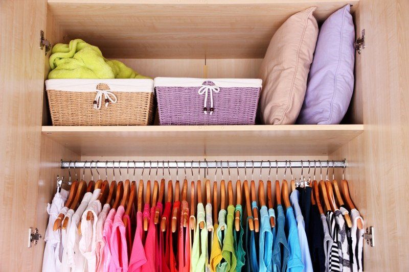 Organising the wardrobe