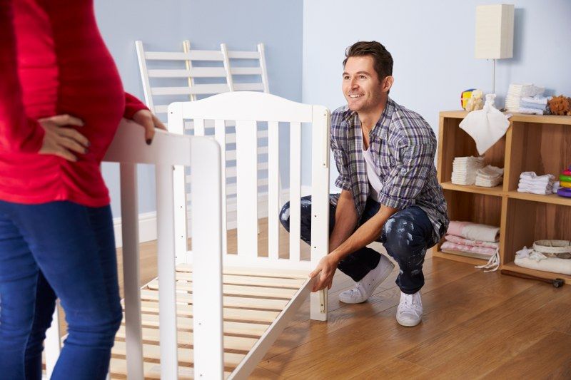 preparing the nursery