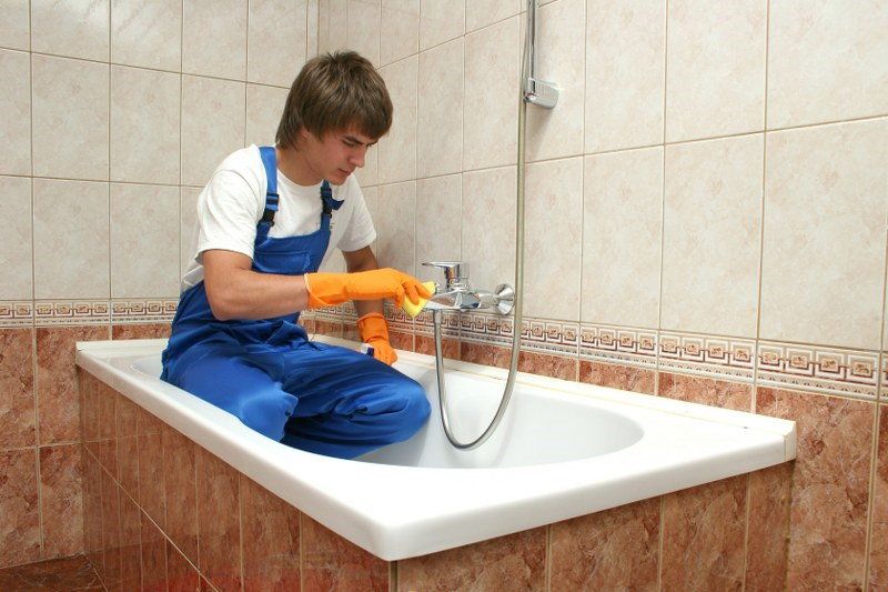 bathroom cleaning