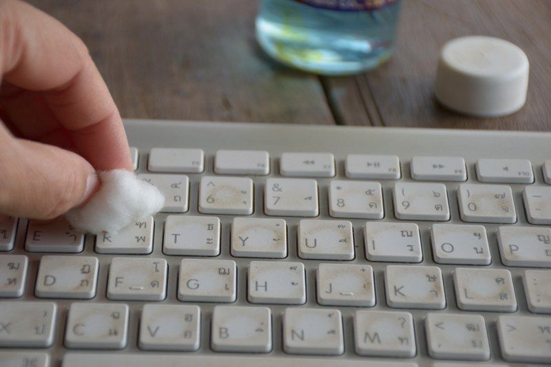 sanitise your keyboard