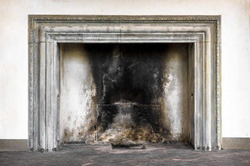 old fireplace