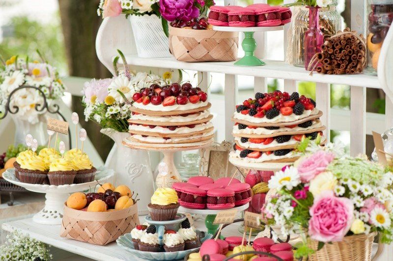 table with cakes